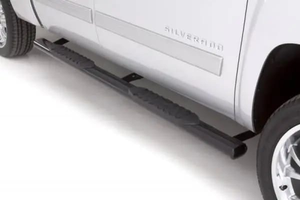 Lund 15-18 Ford F-150 SuperCrew 5in. Oval Straight Steel Nerf Bars - Black thumbnail 4