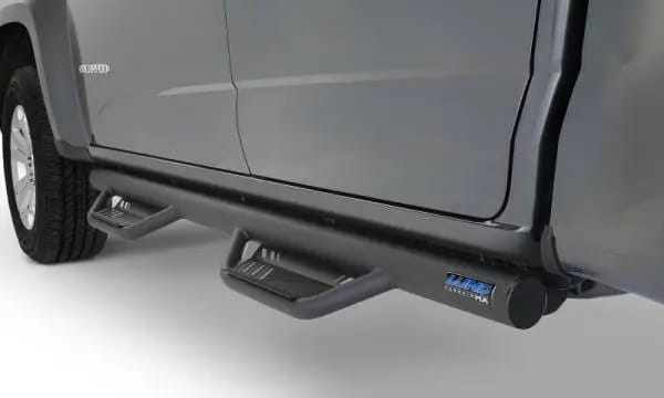 Lund 2019 Chevrolet Silverado 1500 Crew Cab Terrain HX Step Nerf Bars - Black thumbnail 2