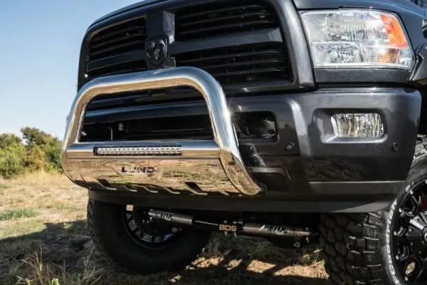 Lund 10-17 Dodge Ram 2500 Bull Bar w/Light & Wiring - Polished thumbnail 5