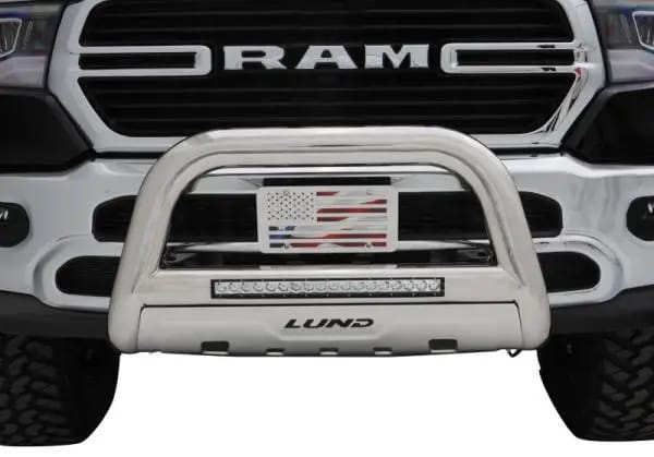 Lund 20- 21 GMC SIERRA 2500 HD BULL BAR W/ LIGHT & WIRING Stainless Steel thumbnail 6