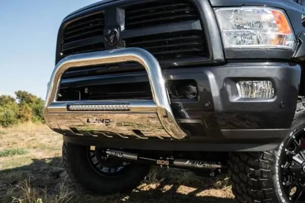Lund 20- 21 GMC SIERRA 2500 HD BULL BAR W/ LIGHT & WIRING Stainless Steel thumbnail 9