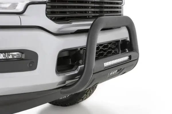 Lund 20-22 Chevrolet Silverado 2500HD/3500HD Bull Bar w/Light & Wiring - Black thumbnail 2