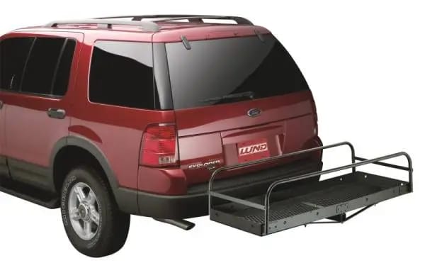 Lund Universal Sidebar Attachment 20x60 Nonfolding Steel Carrier - Black thumbnail 3