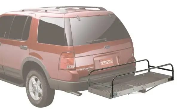 Lund Universal Sidebar Attachment 20x60 Nonfolding Steel Carrier - Black thumbnail 4