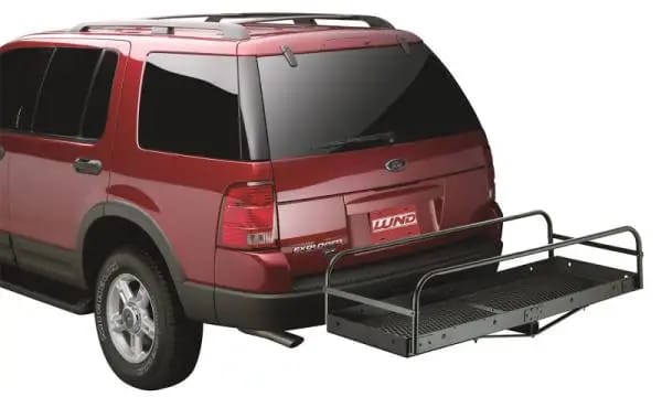 Lund Universal Sidebar Attachment 20x60 Nonfolding Steel Carrier - Black thumbnail 5