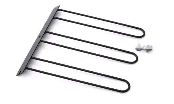 Lund Universal Cargo Bike Attachment 20x60 Non-Folding Steel Carrier - Black thumbnail 2