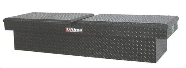 Lund 67-99 Chevy CK Ultima Dual Lid Gull Wing Crossover Tool Box - Black thumbnail 2
