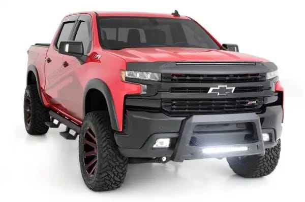 Lund 19-22 Chevrolet/GMC Silverado/Sierra 1500 Revolution Bull Bar - Black thumbnail 7