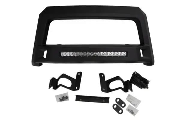 Lund 2017-2019 Ford F-250 Super Duty Revolution Bull Bar - Black thumbnail 4