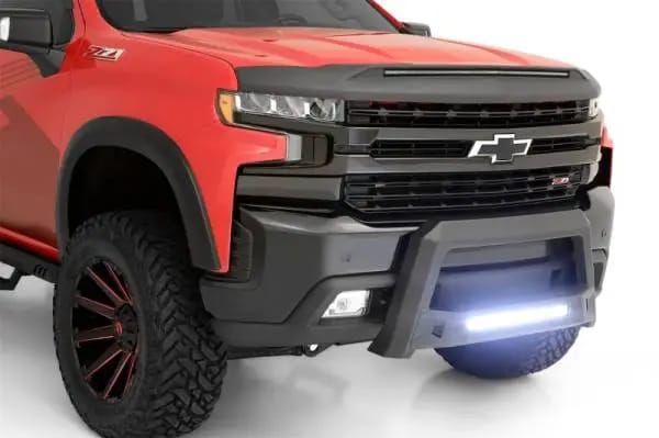 Lund 19-22 Chevrolet/GMC Silverado/Sierra 1500 Revolution Bull Bar - Black thumbnail 5