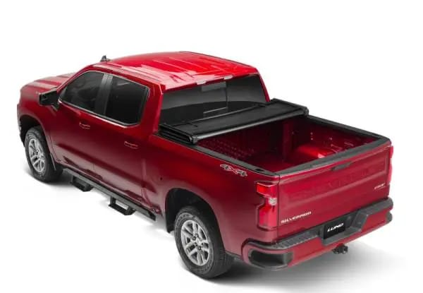 Lund 99-07 Chevy Silverado 1500 (6.5ft. Bed) Genesis Tri-Fold Tonneau Cover - Black thumbnail 12