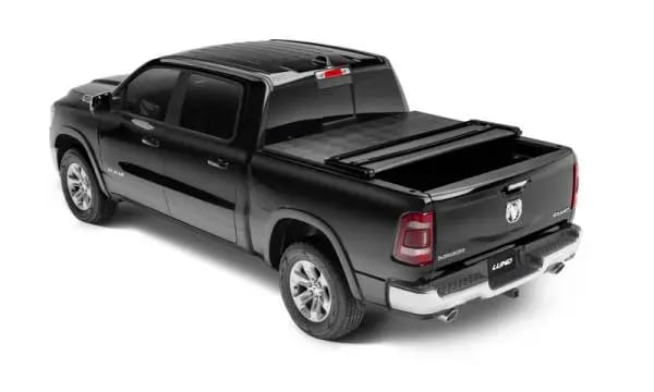 Lund 02-17 Dodge Ram 1500 (6.5ft. BedExcl. Beds w/Rambox) Genesis Tri-Fold Tonneau Cover - Black thumbnail 11