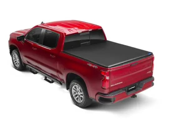 Lund 19-23 Chevrolet Silverado 1500 6.5ft Bed Genesis Tri-Fold Tonneau - Black thumbnail 2
