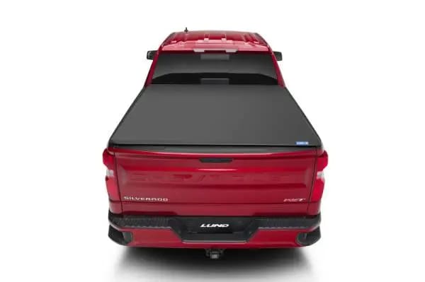 Lund 14-17 Chevy Silverado 1500 (8ft. Bed) Genesis Elite Tri-Fold Tonneau Cover - Black thumbnail 9