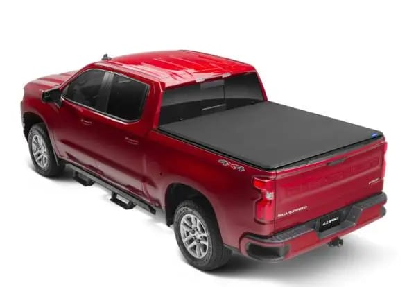 Lund 07-13 Chevy Silverado 1500 (6.5ft. Bed) Genesis Elite Tri-Fold Tonneau Cover - Black thumbnail 2