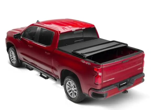Lund 07-13 Chevy Silverado 1500 (6.5ft. Bed) Genesis Elite Tri-Fold Tonneau Cover - Black thumbnail 8