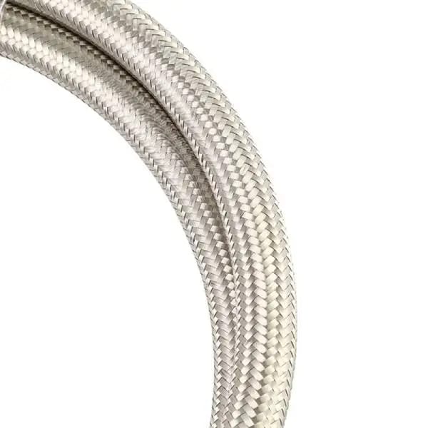 Mishimoto 6Ft Stainless Steel Braided Hose w/ -6AN Fittings - Stainless thumbnail 3