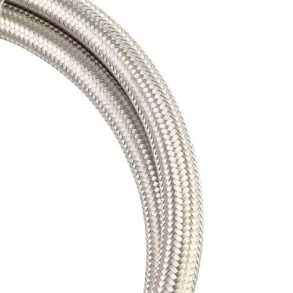 Mishimoto 6Ft Stainless Steel Braided Hose w/ -6AN Fittings - Stainless thumbnail 4