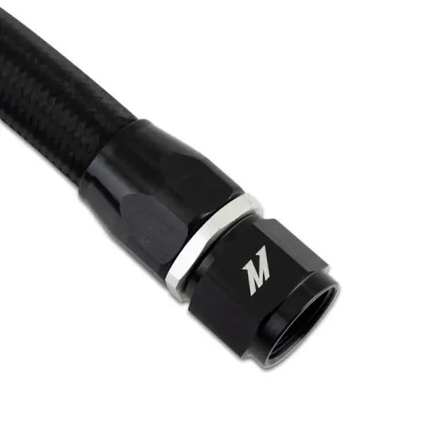 Mishimoto 3Ft Stainless Steel Braided Hose w/ -10AN Straight/90 Fittings - Black thumbnail 4