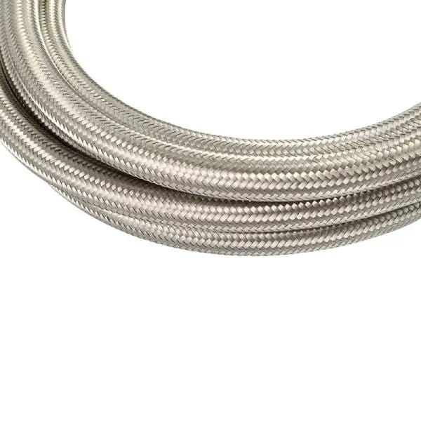 Mishimoto 15Ft Stainless Steel Braided Hose w/ -6AN Fittings - Stainless thumbnail 3