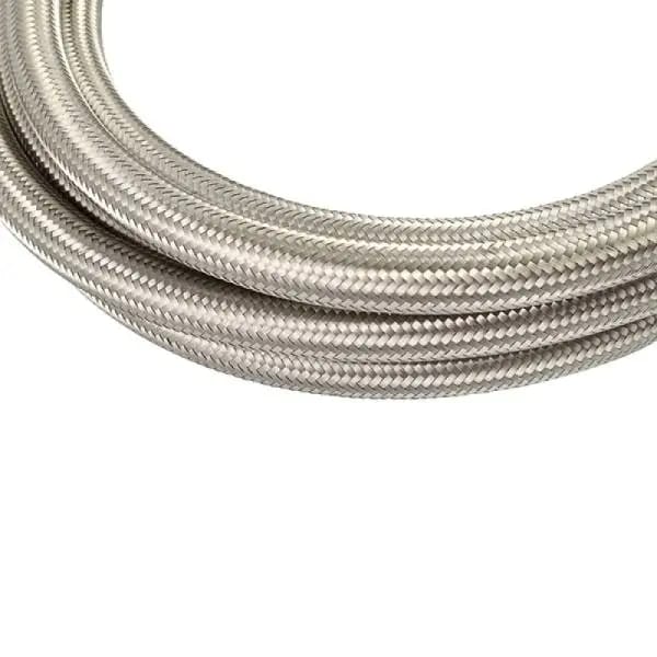 Mishimoto 15Ft Stainless Steel Braided Hose w/ -6AN Fittings - Stainless thumbnail 4