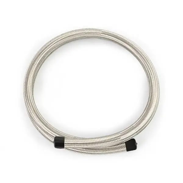 Mishimoto 6Ft Stainless Steel Braided Hose w/ -10AN Fittings - Stainless thumbnail 2