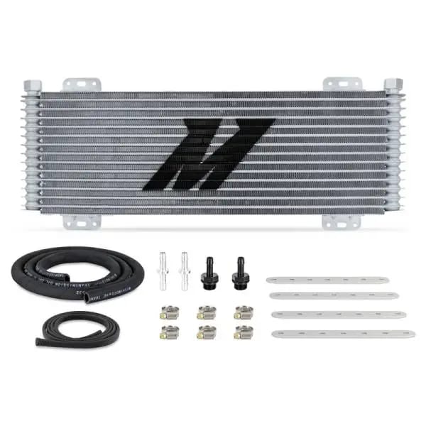 Mishimoto 13-Row Stacked Plate Transmission Cooler - Silver thumbnail 2