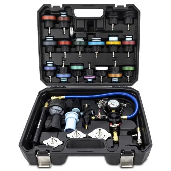 Mishimoto Cooling System Pressure Tester / Vacuum Purge Kit - 28pc thumbnail 2