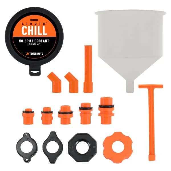 Mishimoto No-Spill Coolant Funnel Kit 15pc Set thumbnail 3