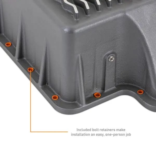 Mishimoto 89-10 Powerstroke E4OD 4R100 5R110 Trans Pan Cast GR thumbnail 17