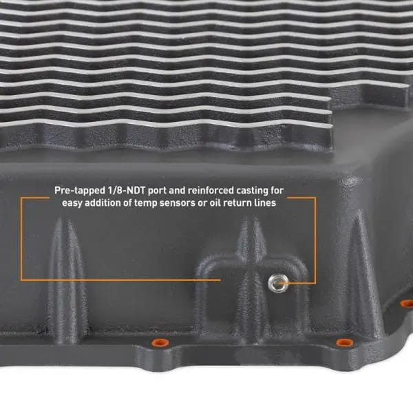 Mishimoto 2011+ Powerstroke 6R140 Transmission Pan - Cast - GR thumbnail 9