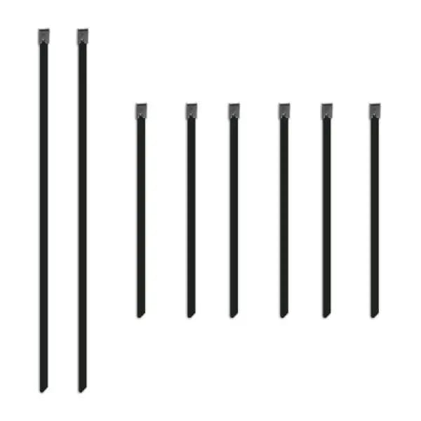 Mishimoto Set of Six 6in & Two 14in Stainless Steel Locking Ties