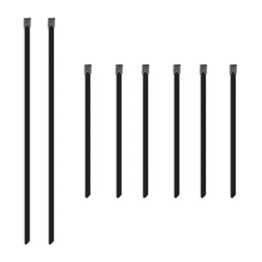 Mishimoto Set of Six 6in & Two 14in Stainless Steel Locking Ties