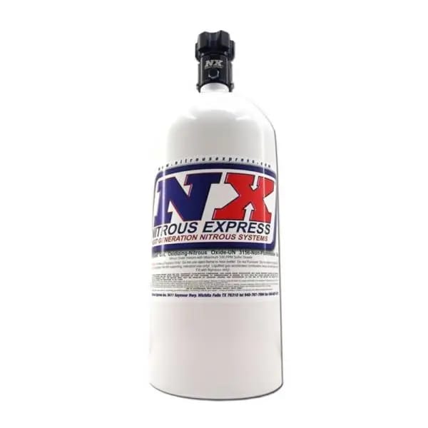 Nitrous Express 10lb Bottle w/Lightning 500 Valve (6.89 Dia x 20.19 Tall) thumbnail 3