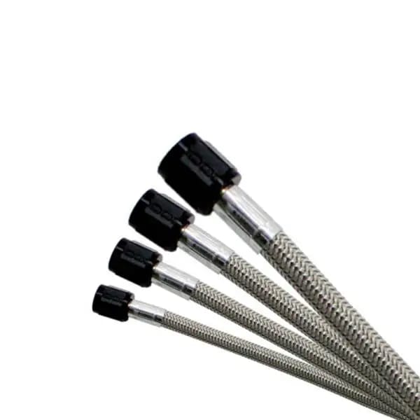 Nitrous Express 4AN 16ft Stainless Steel Braided Hose - Black thumbnail 2