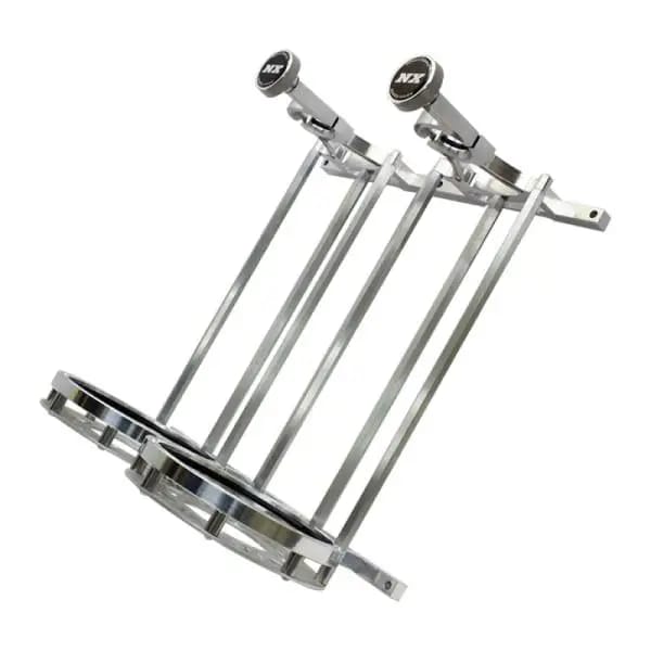 Nitrous Express Stand up Dual Billet Bottle Bracket for 10lb Bottle (Flat Mount) thumbnail 2