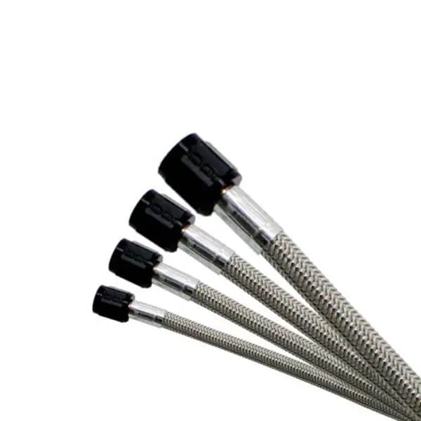 Nitrous Express 4AN 20ft Stainless Steel Braided Hose - Black thumbnail 2