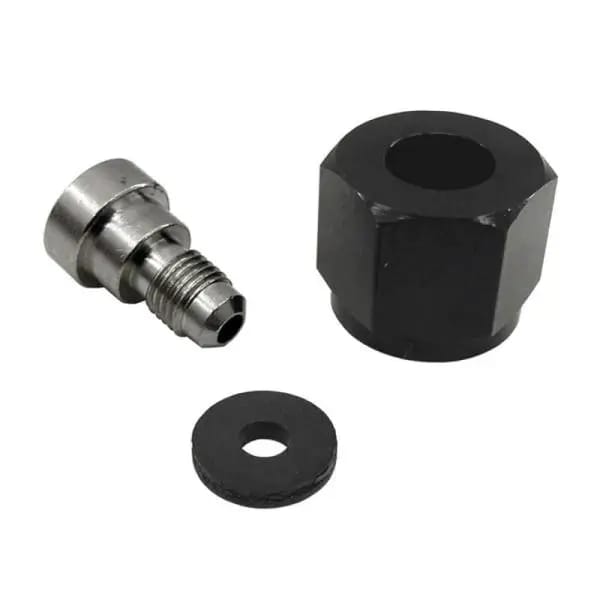 Nitrous Express 4AN Bottle Nipple and Nut for CO2 Valve (Incl Gasket) thumbnail 2