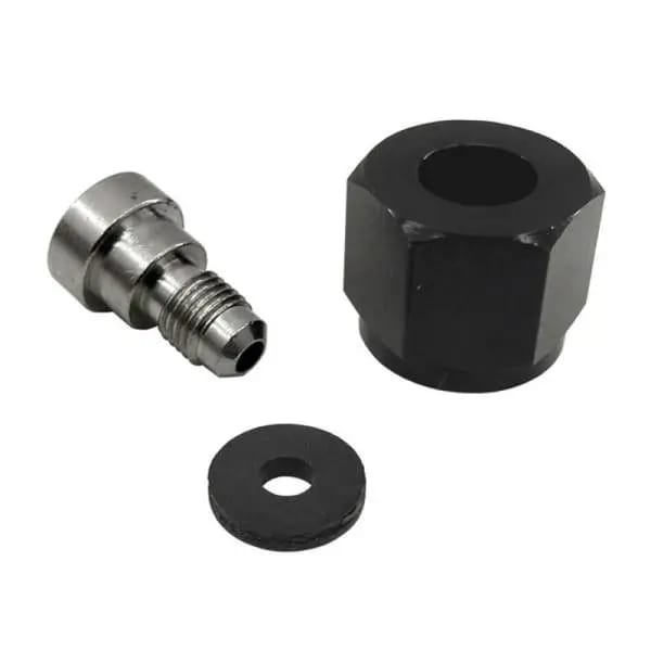 Nitrous Express 4AN Bottle Nipple and Nut for CO2 Valve (Incl Gasket) thumbnail 3