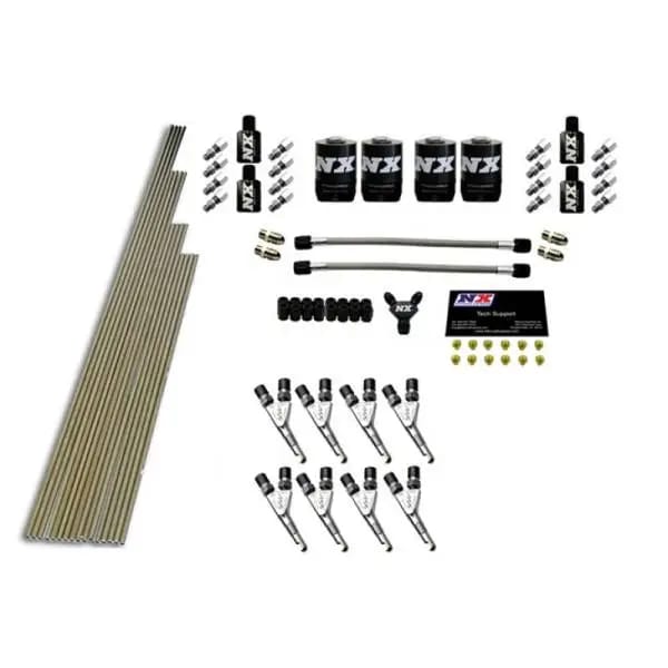 Nitrous Express 8 Cyl SSV Nozzle Intake Plumbing Kit (Incl Hardware) thumbnail 3