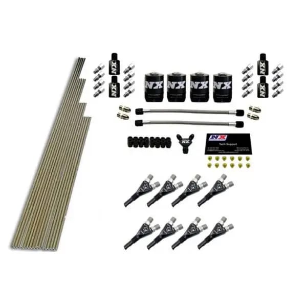 Nitrous Express 8 Cyl Shark Nozzle Intake Plumbing Kit (Incl Hardware) thumbnail 3