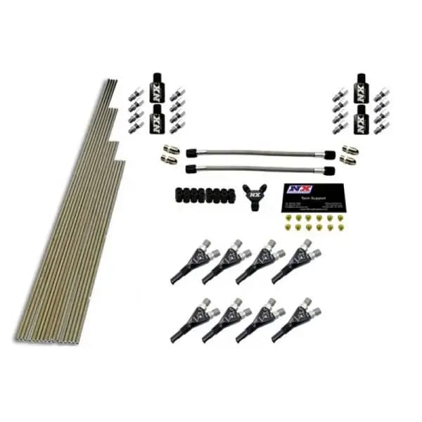 Nitrous Express 8 Cyl Shark Plumb Kit w/o Solenoids w/300HP Jets (Incl Hardware) thumbnail 3
