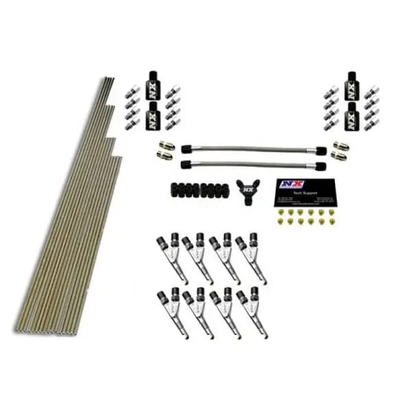 Nitrous Express 8 Cyl SSV/Std Plumbing Kit w/o Solenoids w/300HP Jets (Incl Hardware) thumbnail 2