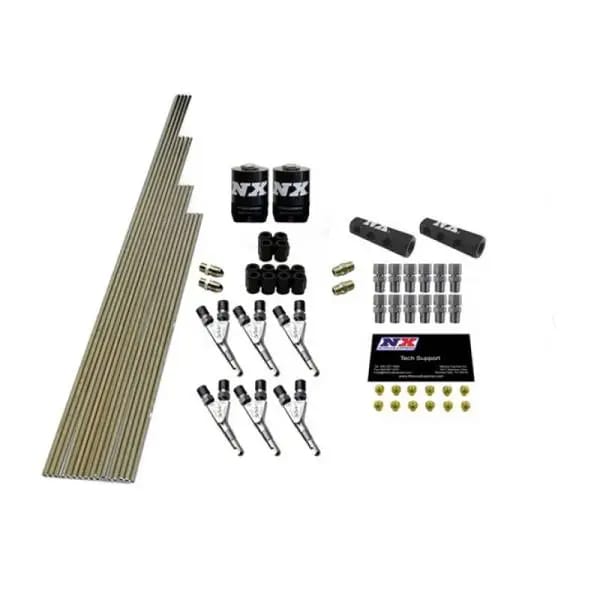 Nitrous Express 6 Cyl SSV/Std Plumb Kit w/2 Solenoids & 150HP Jets Incl Hardware thumbnail 3