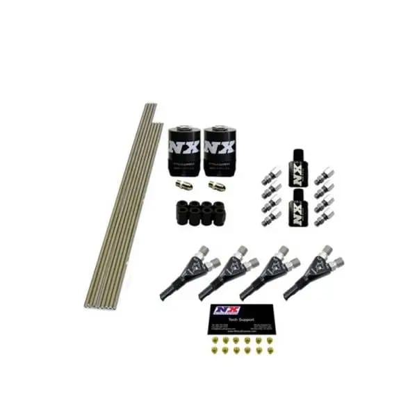 Nitrous Express 4 Cyl Shark Plumb Kit w/2 Solenoids & 75HP Jets Incl Hardware thumbnail 3