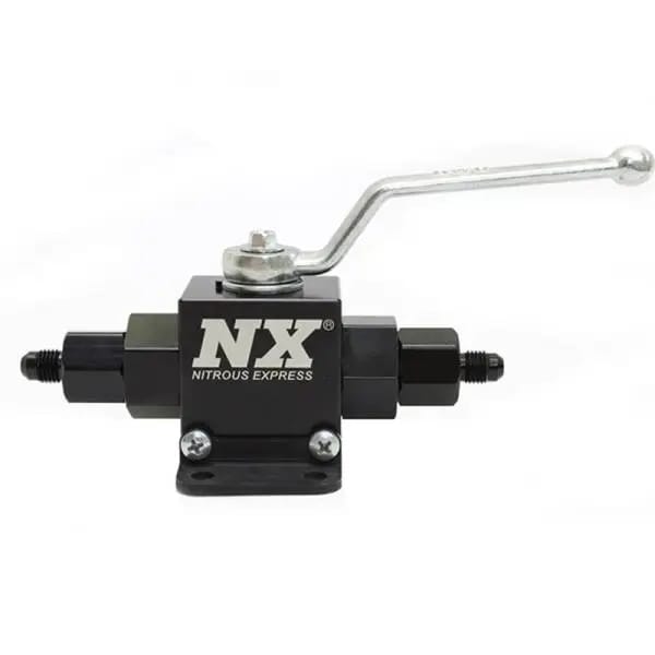 Nitrous Express Lightweight Billet In-Line Valve 1.5in I.D (4AN Fitting) thumbnail 2