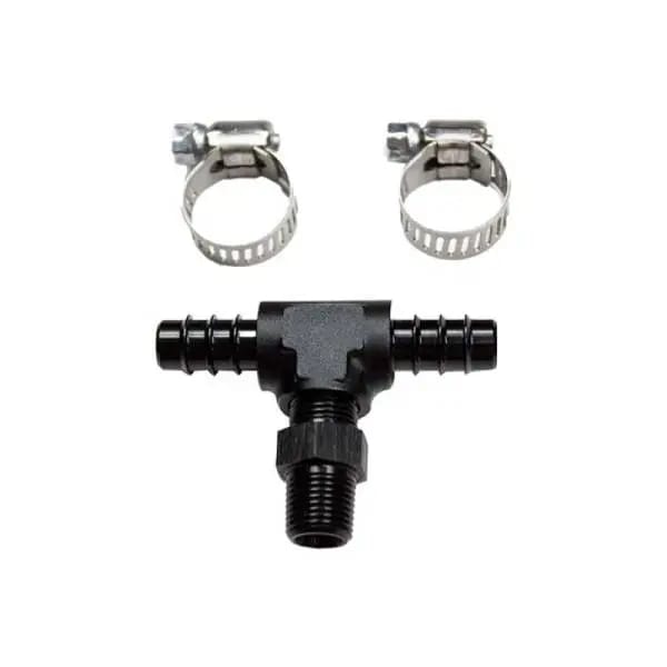 Nitrous Express 1/8NPT x 1/4 Hose Barb Tee thumbnail 2