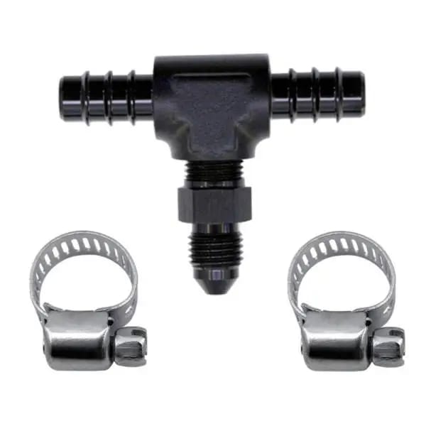 Nitrous Express 5/16 Fuel T 5/16 Hose Barb to 4AN Male thumbnail 3