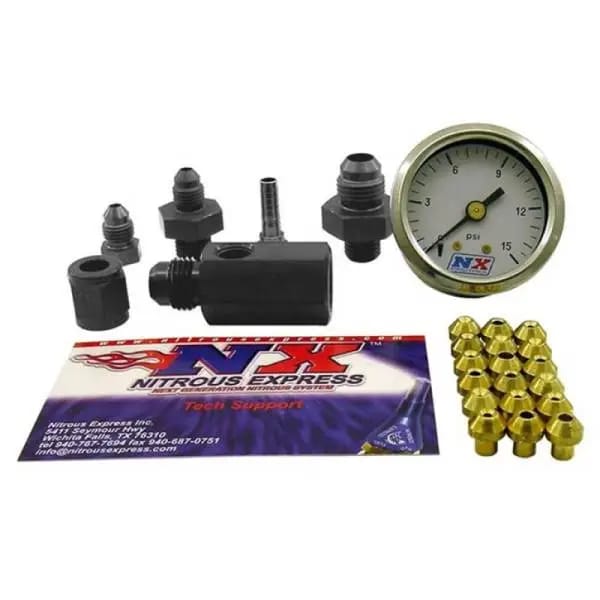 Nitrous Express Master Flo-Check (Checks Flowing Fuel Pressures Gauge Incl) thumbnail 2