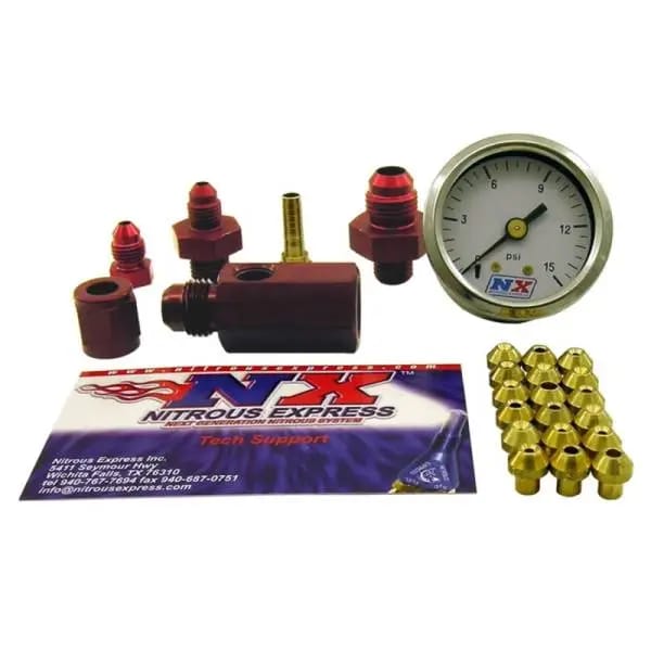 Nitrous Express Master Flo-Check (Checks Flowing Fuel Pressures Gauge Incl) thumbnail 3